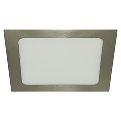 Panel LED Empotrable Cuadrado Color Satin de 12W Luz 2700k
