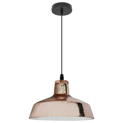 Lámpara Colgante Rustic Flat Cobre