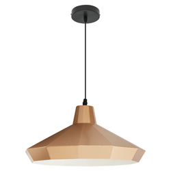 Lámpara Colgante  Prism Flat Cobre