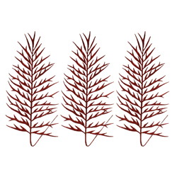 Ramas Rojas 30cm en Set de 3 Piezas