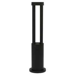 Bolardo LED para Exterior Negro de 60cm 10W Luz Cálida 3000K Eurolight