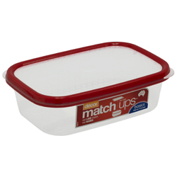 Contenedor  Matchups  Roja 600ml Decor