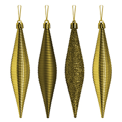 Gotas Oro en Set de 4 Piezas