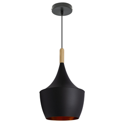 Lámpara Colgante Vader Negro Eurolight