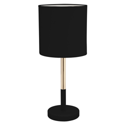 Lámpara de Mesa Stand Negra Eurolight