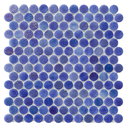Mosaico Circle Sapphire 30.7x31.3cm