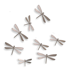 Decoración de Pared Wallflutter 8 Piezas