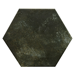 Porcelanato Hexagonal Terracina Black 25x29cm Hecha en España