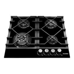 Cocina a Gas con 4 Quemadores de Vitrocerámica de 58x51cm Mastermaid