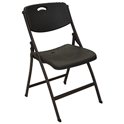 Silla Reforzada Plegable Café