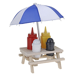 Porta Salsas en Set para BBQ 