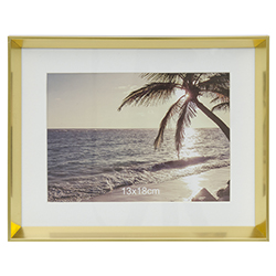 Porta Retrato Tray Plata y Oro
