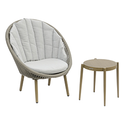 Mueble de Patio Heiber Gris 2 Piezas