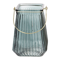 Portavela de Cristal Celeste