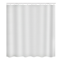 Cortina de Tela Cube para Baño White 180x180cm 