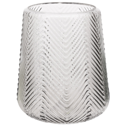 Porta  Vela Cristal Humo