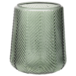 Porta  Vela Cristal Teal