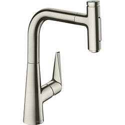 Grifería Monomando para Cocina de 33.5cm Acero Inoxidable Talis S M51 220 Hansgrohe