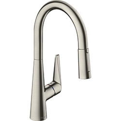 Grifería Monomando para Cocina de 40cm Acero Inoxidable Talis 200 Hansgrohe