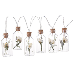 Botellas Floral con Luz Led