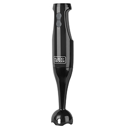 Batidora de Inmersión de 2 Velocidades Negra Black+Decker