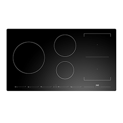 Cocina de Inducción con 5 Quemadores Vitrocerámica 90x51cm Dipiu