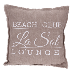 Cojín Beach Club Rosa Oscuro 45x45cm