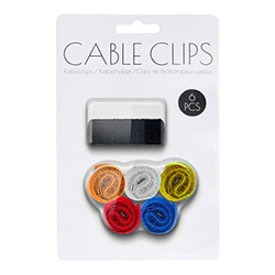 CLIP DE FIJACIÓN P/CABLE/VELCROS 6PCS