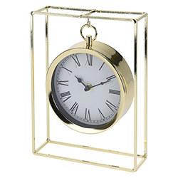 Reloj de Mesa Frame Dorado