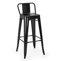 Silla Metalica Black