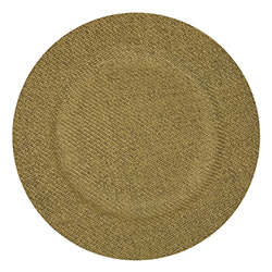 Porta Plato Rattan Café Claro 33x33cm