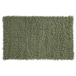 Alfombra de Baño Rizo Gris Verde 45x75cm