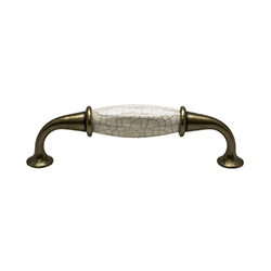 Tiradera Bone Bronce Antiguo 96mm