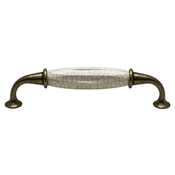 Tiradera Bone Bronce Antiguo 128mm