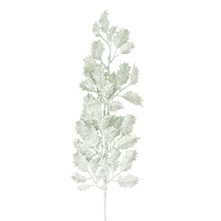 Rama Navideña Crispado Blanca 68cm