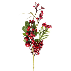 Rama Pick Navideña Cerezos 60cm