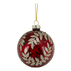 Bola Klaus Collection Roja Oro 8cm