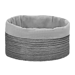 Cesto Tejido Gris 33cm