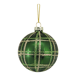 Bola Santa Is Coming Trad Verde 8cm