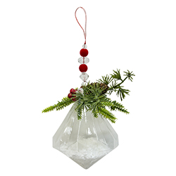 Bola Holly Country Clear 8cm