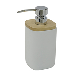 Dispensador de Jabón Líquido Blanco Mate Street