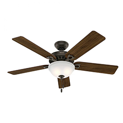 Ventilador de Techo Stanford 52 Pulgadas con Lampara Bronce Hunter 