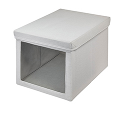 Caja Organizadora Gris 40x28.6x24.7cm Interdesign