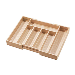 Organizador de Madera para Cubiertos 7 Compartimentos