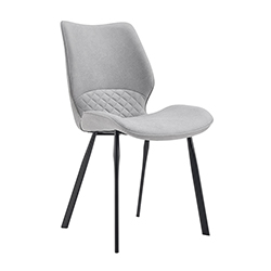 Silla Stone Fija Tela Gris