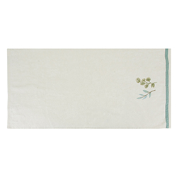 Toalla Ombre Leaves Blanco 41x76cm