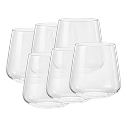 Vaso Sandra White Bottom 290ml 6 Unidades