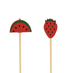 Pinchos Cocteleros Frutas x20 Piezas