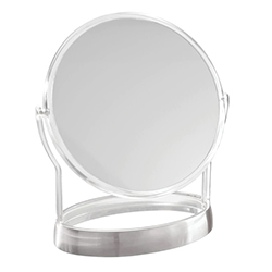 Espejo de Mesa Gina Transparente con Porta Joyas Interdesign
