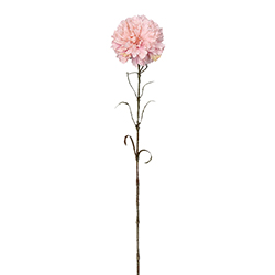 Flor Carnation Rosa 65cm
